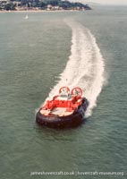 AP1-88 hovercraft with the Canadian Coastguard